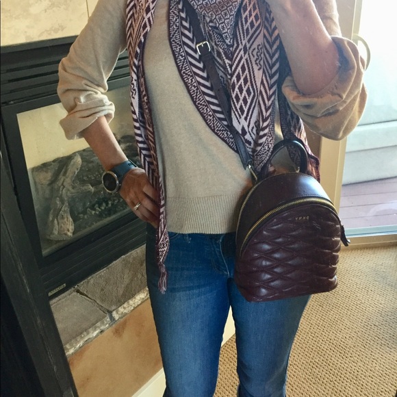 Dkny Handbags - DKNY Lara Mini Leather Backpack Crossbody Purse